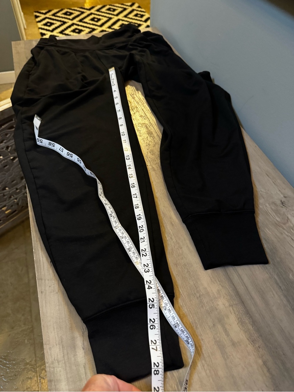 Athleta Black Women's Jogger Pants with Tapered Ankles - Picture 10 of 10
